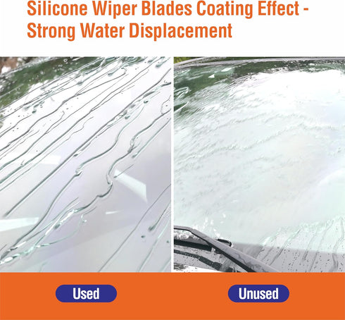 Silicone Wiper Blades 22" + 22" Automotive Replacement Windshield Wiper Blades for My Car Premium All-Seasons OEM Quality Wipers for Front Windshi...