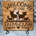 Farmhouse Stencils, Reusable Cow Pig Farm Stencils Wood Burning Country Farm Animal Paint Stencils for Painting on Wood DIY Craft Furniture Wall S...