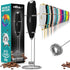 ElitaPro Powerful Milk Frother Wand - Handheld Coffee Frother - Mini Foam Maker With Stand - Whisk Drink Mixer & Foamer for Coffee, Latte, Cappucc...