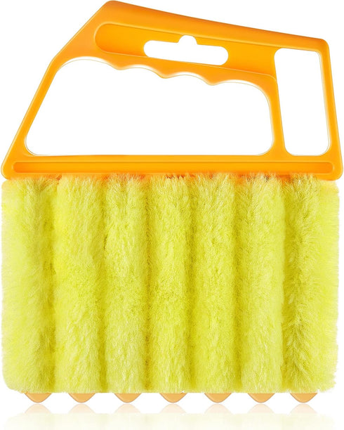 1 Piece Blind Cleaner Duster Tool, 7 Finger Dusting Cleaner Tool for Window Venetian, Washable Mini Cleaner Brush, Hand Held Cleaner Tool for Air ...