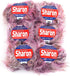 Sharon Soft Feather Fur Yarn 6 Skeins Total 10.5 oz (300g) (Light Violet Mix)......