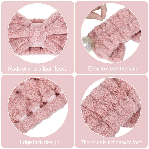 3PCS Headbands for Women Skincare Headband Spa Headband for Washing Face Makeup Headband Mothers Day Gifts Headbands for Girls Face Wash Headband ...