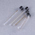 8 Pcs Tubes Graduated Glass Test Tubes with Screw Caps Calibration Test Tubes 10ml 15ml 20ml 30ml...