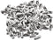 uxcell Ball Chain Connector, 2mm Ball Chains Clasp Crimp Clips Link Stainless Steel Connection, Pack of 100...