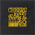Crisky Cheers to 60 Years 60th Birthday Napkins Black and Gold 60th Brithday Decorations Birthday Party Supplies Beverages Napkins 60 PCS, 3-Ply...
