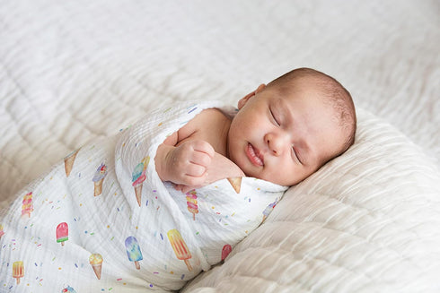 Baby Swaddle Blanket - 100% Muslin Cotton Unisex Soft Swaddle Wrap for Baby Boys or Girl - Neutral Newborn Receiving Blankets - Nursery Swaddling ...
