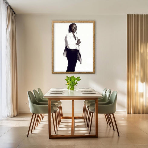 Posterizer 1 pcs-minimalist-90s models inspired photography art 2-Photography Art-Retro Art-Decorations for Bedroom, Office, Living Room - unframe...