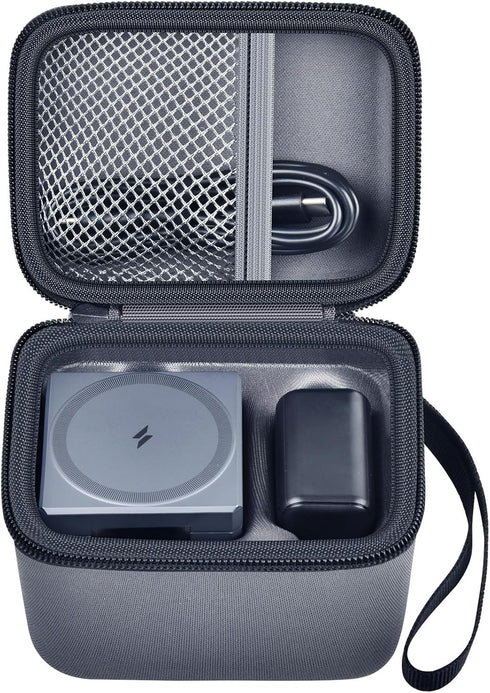 PAIYULE Case Compatible with Anker 3-in-1 Cube MagSafe Charger 15W Max Fast Charging Stand, Power Station Storage Holder for USB-C Cable (Box Only...