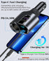 LIHAN Cigarette Lighter USB C Charger, Car Socket Plug Adapter,12V/24V Outlet Splitter with 3 USB Ports, LED Voltage, Compatible for iPhone 15/15 ...