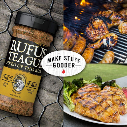 Rufus Teague - Chick N' Rub - Premium BBQ Rub - 6.2oz Bottle...