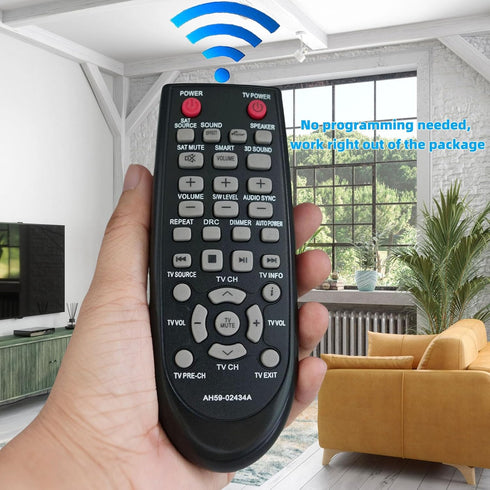 Replaced Remote fit for Samsung Sound Bar Home Theater HWE450 HWE450C HWE550 HWE551 PSWE450 HW-E450/ZA HW-E450C/ZA HW-E550/ZA HW-E551/ZA...
