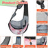 Cosmos Pet Dog Sling Carrier Breathable Mesh Pet Sling Bag Travel Pet Safe Carrier Hand Free Puppy Satchel with Padded Strap and Safety Rope for S...