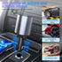 Super Fast Charger with 100W, 4 in 1 Retractable Car Charger for iPhone and Type C, Retractable Cables (31.5 inch) and 2 Charging Ports, Compatibl...