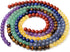 Chakra Crystals Beads 105pcs 6mm for Bracelet Jewelry Making Gemstones 2 Strand Round Spacer Loose Stones for Necklace DIY Christmas Gifts for Wom...