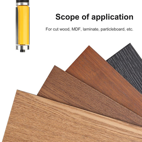 2-Inch Flush Trim Top and Bottom Bearing Router Bit 1/2-Inch Shank...