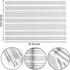 Grey and White Striped Doormat 24'' x 35'' Front Porch Rug Layered Door Mats Machine Washable Indoor Outdoor Rug for Front Porch Hand-Woven Entryw...