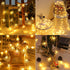 Solar Christmas Snowflake String Lights 100 LED 39 FT Outdoor Waterproof Fairy Lights with 8 Lighting Modes for Wedding, Party, Tree, Room, Garden...