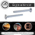 DCT Tee Bolt Set – 20 Pack 2-1/2in T Bolts for Woodworking, T Track Bolts Jig Bolts, 1/4in 20 Thread T Bolt...