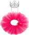 2 Pcs Dog Crown Headband Dog Tutu Dress Set Crystal Rhinestone Dog Tiara Crown Tutu Skirt Dog Dress Cute Pet Costume for Puppy Dog Birthday Party ...