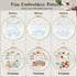 Catephe Embroidery Kit for Beginners, 3 Set Embroidery Starter Kit with Embroidery Patterns, Beginner Embroidery Kit for Beginners Adults and Kids...