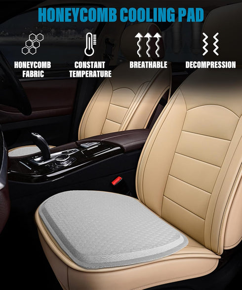 Gel Seat Cushion,Gel Seat Cushion for Long Sitting,Cooling Truck Seat Cushion Breathable Car Seat Cushion,Honeycomb Design Egg Cushion Chair Pad,S...
