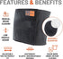 Everyday Medical Plus Size Umbilical Hernia Support Belt I Pain and Discomfort Relief from Umbilical, Navel, Ventral and Incisional Hernias I Hern...