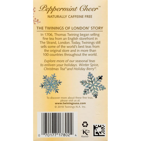Twinings PEPPERMINT CHEER 20 CT...