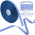 IDONGCAI Gingham Ribbon 3/8" x 50Yards Checkered Plaid Lace Ribbon for Crafts Gift Wrapping (Blue)...