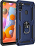 for Galaxy A11 Case, Military Grade Heavy Duty Armor Protection Phone Case Cover with HD Screen Protector Magnetic Ring Kickstand for Galaxy A11 (...