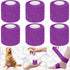 6 Pack 2 Inches Self Adhesive Bandage Wrap Breathable Cohesive Bandage Elastic Tape for Pets, Athletic, Sports, Wrist, Knee, Ankle(5 Yards Per Rol...