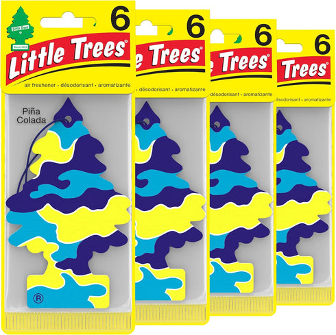 LITTLE TREES Air Fresheners Car Air Freshener. Hanging Tree Provides Long Lasting Scent for Auto or Home. Piña Colada, 24 Air Fresheners...
