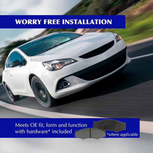 Centric Premium Ceramic Replacement Rear Disc Brake Pad Set for Select Subaru Model Years (301.11140)...