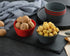 12 Pack Reusable Nonstick Jumbo Silicone Baking Cups, Cupcake and Muffin Liners, 3.8 Inch Large Size, Red and Gray Colors, Round...