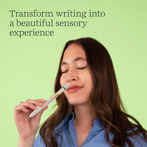 Pen Diffuser in Walk in The Woods Essential Oil Blends - Elegant 1.0mm Ballpoint Tip - Black Pen - Diffuser Pens - Scented Pens - Fun Pens - Aroma...