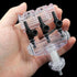 2-Way Aquarium Air Check Flow Control Switch Gang Valve, Aquarium Accessories for Splitter, Tank, Pump(Clear, Black)...