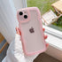 for iPhone 11 Pro Case, Cute Kawaii Curly Wave Frame Shape Soft TPU Silicone Phone Case with iPhone 11 Pro, Shockproof Protective Phone Cover for ...