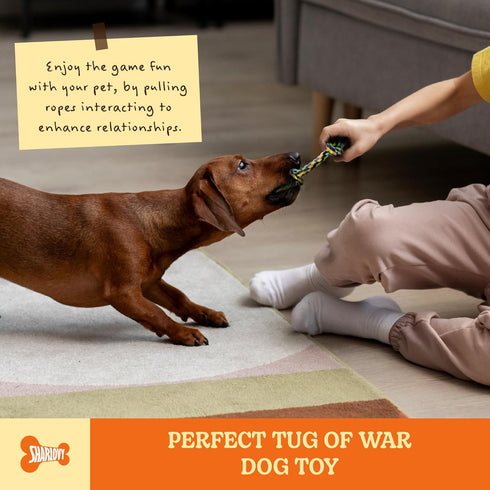 Puppy Teething Toys for Small Dogs, 5 Pack Cotton Puppy Dog Rope Toy for Small Dogs, Durable Dog Chew Toys for Aggressive Chewers Small Breed, Int...