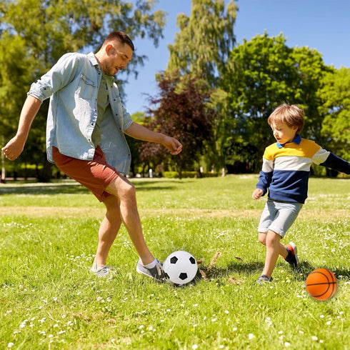 Toddler & Little Kids Basketball, 5" Mini Basketball w/Pump, Small Inflatable Balls for Boys and Toddler, Indoor Outdoor Basketball Set, Safe PVC ...