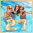 Number 0-9 Pool Float 20'' Gold Pool Birthday Party Decoration Large Inflatable Swimming Balloon for Summer Graduation Party Supplies Indoor Outdo...