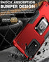 Case for T-Mobile REVVL V+ 5G Case with Screen Protector Kickstand Holder Built-in Magnetic Car Mount Shockproof Camera Protective Case for T-Mobi...