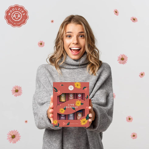 Live Joyfully Essential Oil Blends Collection | 100% Pure & Undiluted | Includes Good Mood, Happy Days, Joy, Bliss, Chill Time, & Mindful Spirit |...