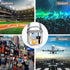 Clear Crossbody Purse Bag, Clear Bag Stadium Approved with Front Pocket for Concerts Sports Festivals...