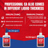 57 Grams (2 oz) 100/1500 CPS (thin/thick) Super Glue All Purpose with Anti Clog Cap. Ca Glue - Adhesive SuperGlue. Cyanoacrylate Glue for Hard Pla...
