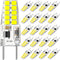 G8 LED Bulb Dimmable 3W 120V T4 Bulb Warm White 3000K Under Cabinet Light Bulb for Under Counter Light Replacements (20 Pcs)...