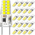 G8 LED Bulb Dimmable 3W 120V T4 Bulb Warm White 3000K Under Cabinet Light Bulb for Under Counter Light Replacements (20 Pcs)...