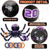 Max Fun Halloween Ring Toss Game Inflatable Spiders Set 2Pack for Kids Carnival School Halloween Party Favor Supplies Holiday Decoration Outdoor I...