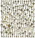 125 PCS Vintage Skeleton Key Set Charms, JIALEEY Mixed Antique Style Bronze Brass for Pendant DIY Jewelry Making Wedding Party Favors...