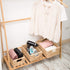 VATIMA Hyacinth Small Wicker Basket 11.6x8.1x4.9" - Bathroom Organizer, Wooden Handle, Decorative Storage...