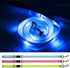 Led Dog Leash, 4 Ft Light Up Dog Leash Rechargeable Waterproof, Nylon Reflective Leashes with Padded Handle for Night Walking, Safety Glow in The ...