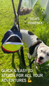 LLC Dog Backpack, Cat Backpack, Small Carrier | Clip on Harness or Leash, Fun Pet Treat Holder, Toy Bag, or Waste Dispenser | OG Neon Series Color...